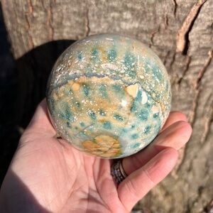 Ocean (13) Jasper Sphere | crystal